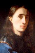 Johann Michael Rottmayr Self Portrait in a Blue Coat with Cuirass oil painting reproduction
